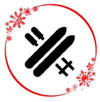 icône skis et bâtons